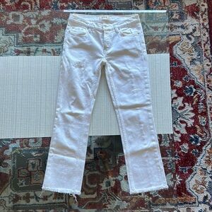 We the free straight leg distressed denim